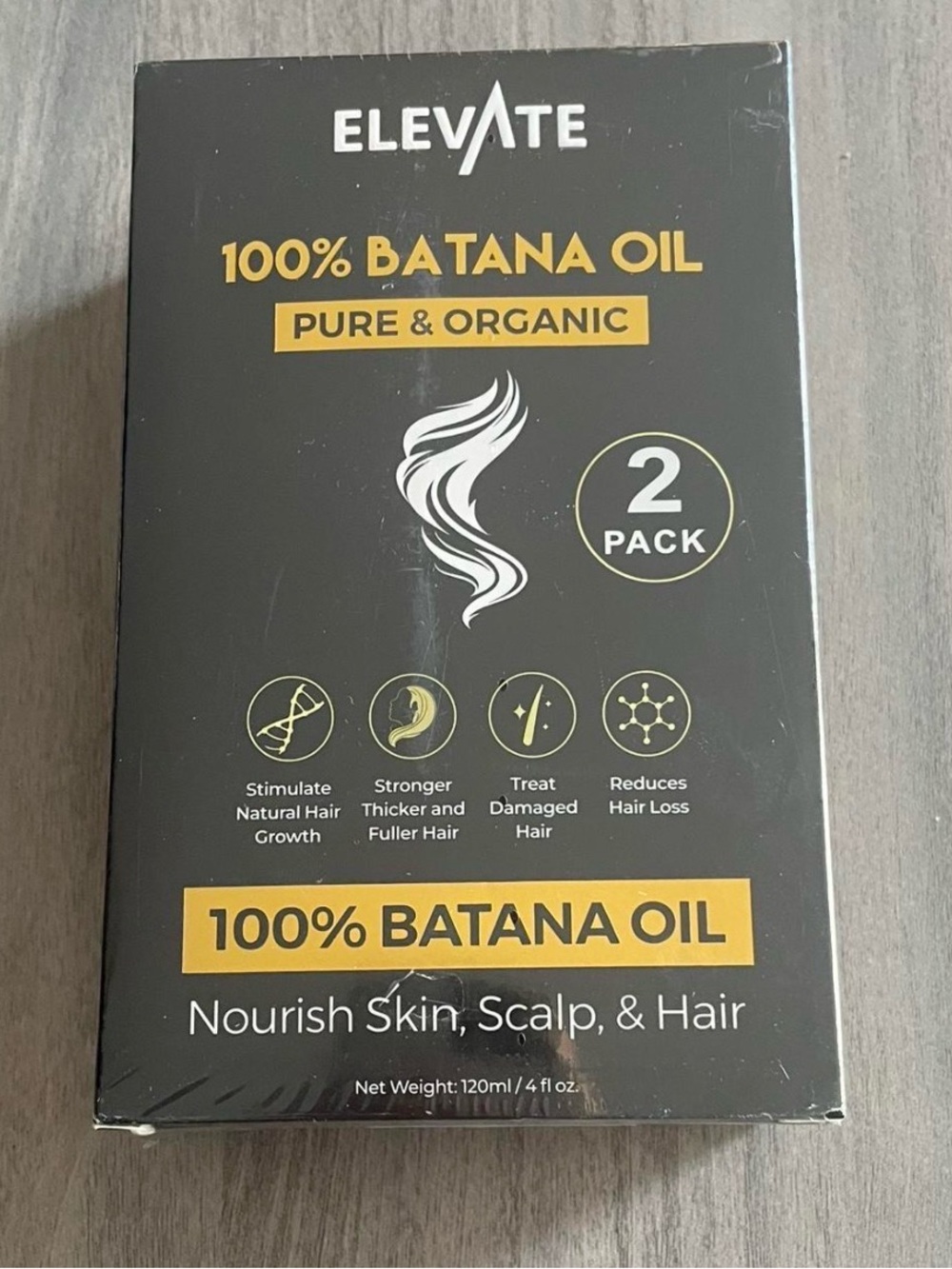 Elevate 100% Batana Oil - Pure & Organic (2-Pack) - New in Box
